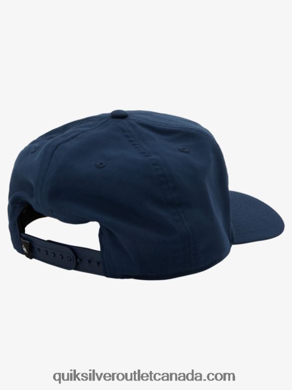 CA Quiksilver Men Branded Snapback Hat midnight navy TX4R21094