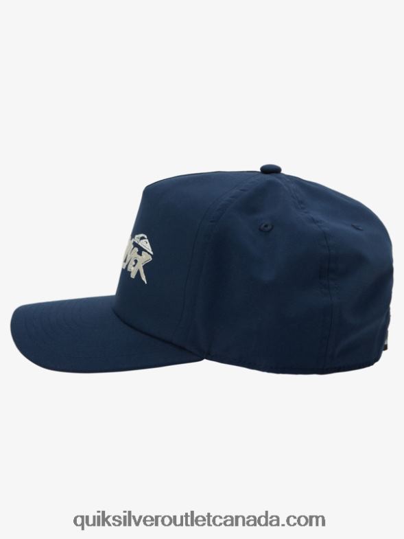 CA Quiksilver Men Branded Snapback Hat midnight navy TX4R21094