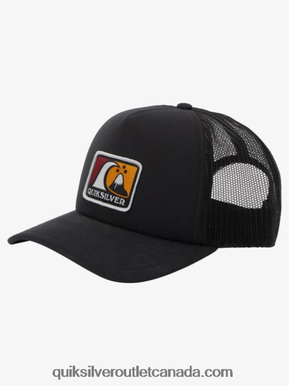 CA Quiksilver Men Breeze Blocked Snapback Hat black TX4R21724