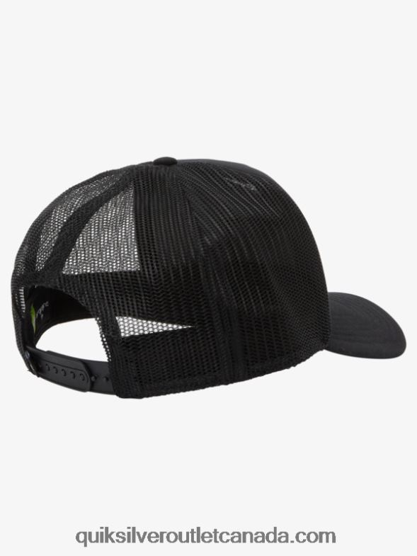 CA Quiksilver Men Breeze Blocked Snapback Hat black TX4R21724