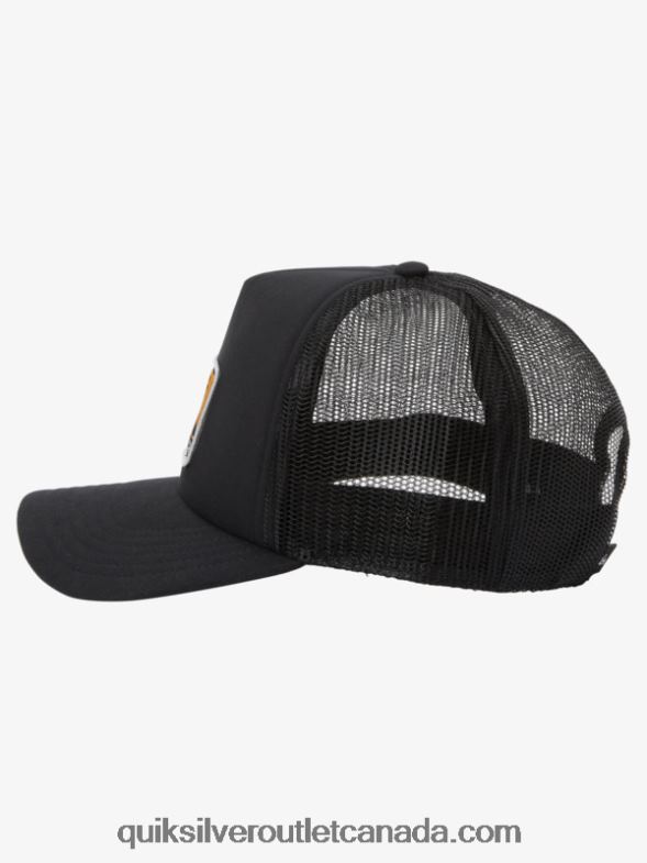CA Quiksilver Men Breeze Blocked Snapback Hat black TX4R21724