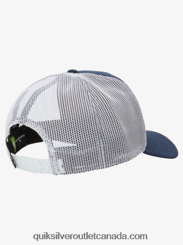 CA Quiksilver Men Breeze Blocked Snapback Hat navy blazer TX4R21723