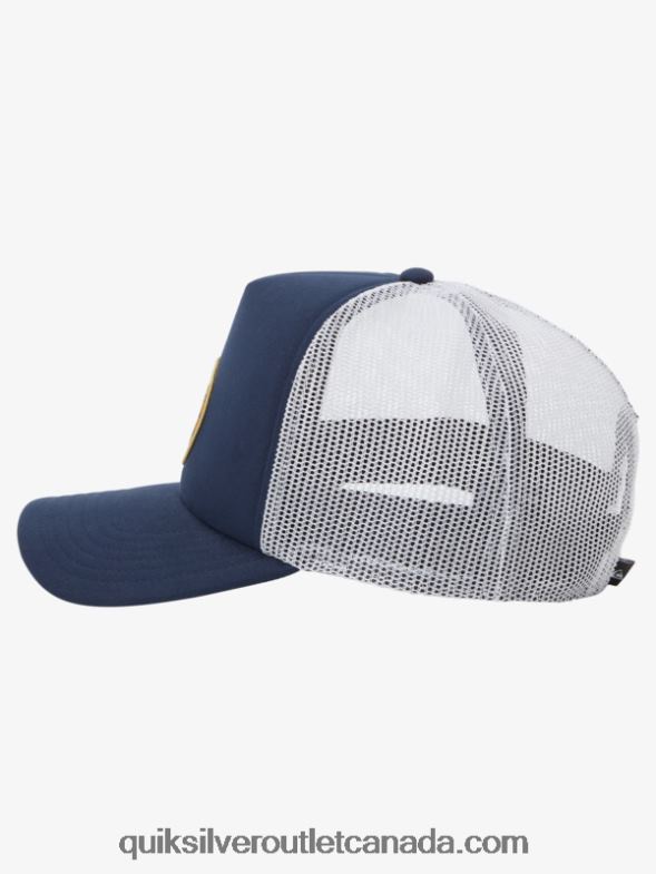 CA Quiksilver Men Breeze Blocked Snapback Hat navy blazer TX4R21723