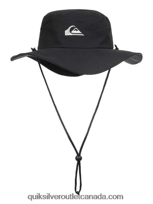 CA Quiksilver Men Bushmaster Safari Boonie Hat black TX4R21520