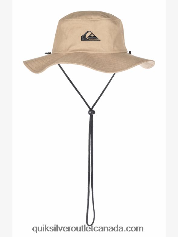CA Quiksilver Men Bushmaster Safari Boonie Hat khaki TX4R21519