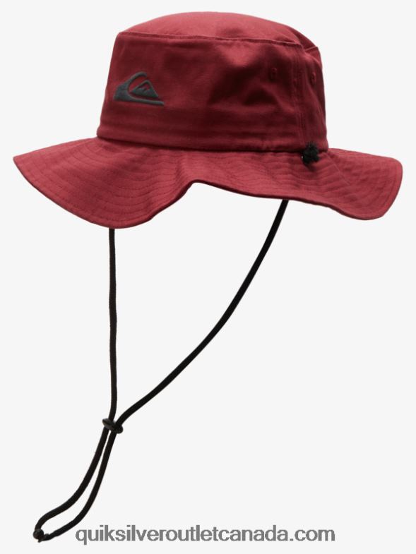 CA Quiksilver Men Bushmaster Safari Boonie Hat marsala TX4R2125