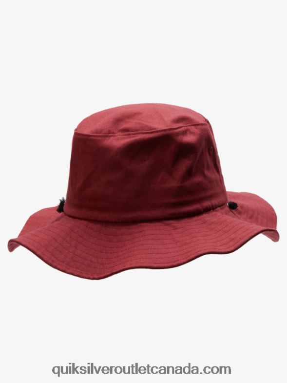 CA Quiksilver Men Bushmaster Safari Boonie Hat marsala TX4R2125