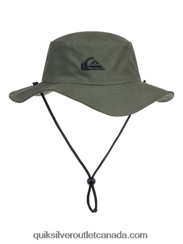 CA Quiksilver Men Bushmaster Safari Boonie Hat thyme TX4R2123
