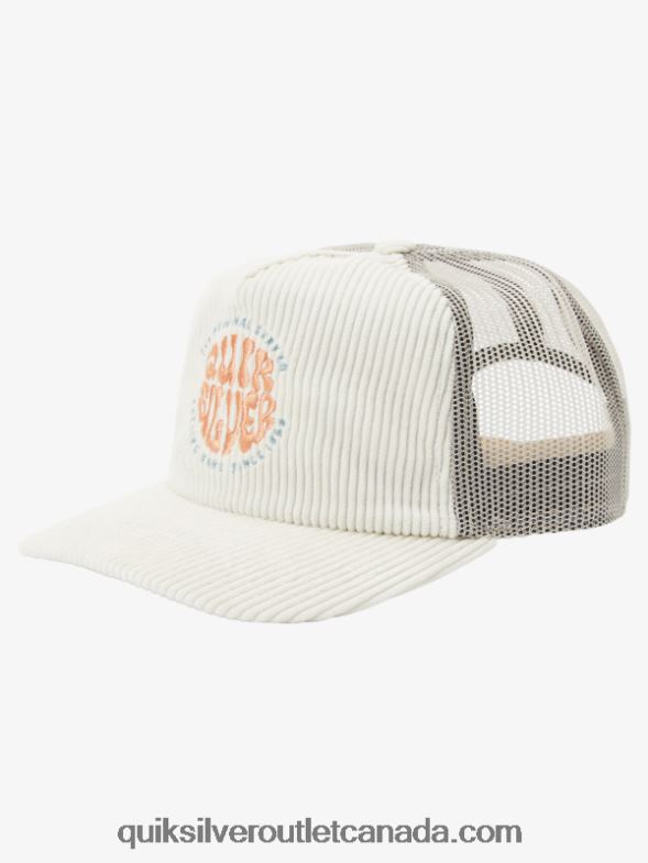 CA Quiksilver Men Coasteeze Trucker Hat birch TX4R2444