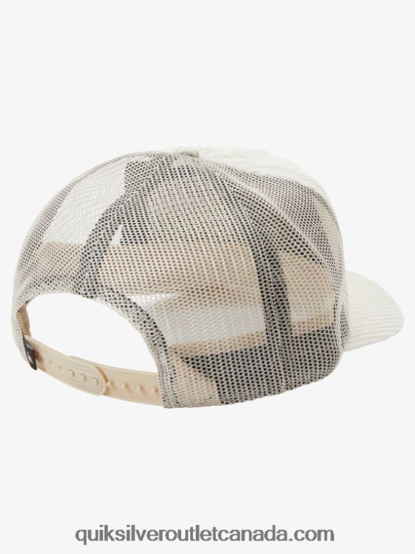 CA Quiksilver Men Coasteeze Trucker Hat birch TX4R2444