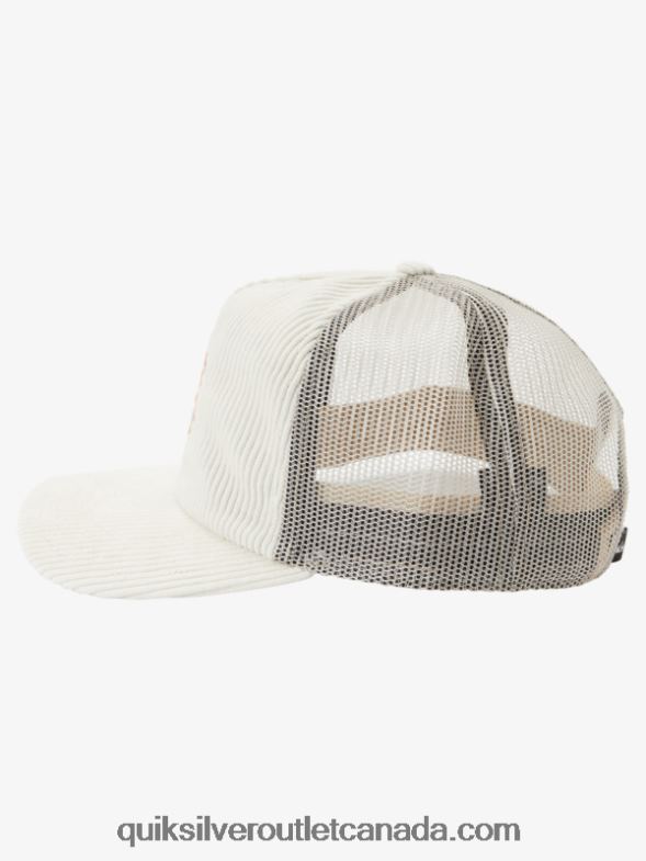 CA Quiksilver Men Coasteeze Trucker Hat birch TX4R2444
