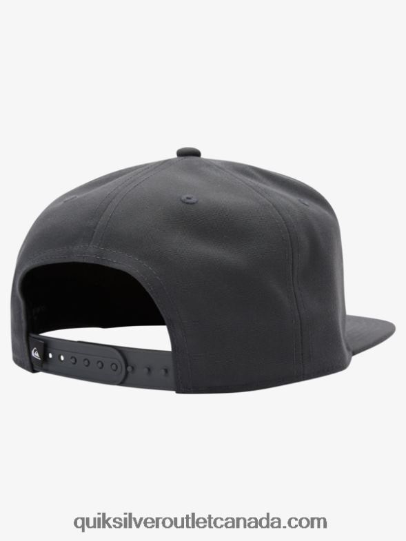 CA Quiksilver Men Fiver Snapback Hat iron gate heather TX4R21254