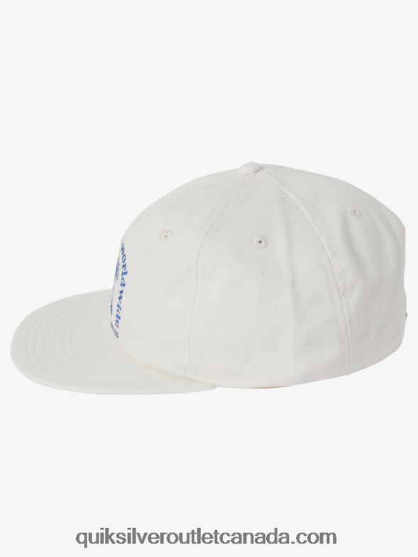 CA Quiksilver Men Fortune Snapback Hat white TX4R2549