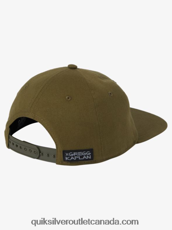 CA Quiksilver Men Gregg Kaplan Baseball Hat thyme TX4R21251