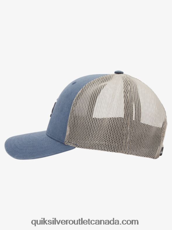 CA Quiksilver Men Grounder Trucker Hat dark slate TX4R2602