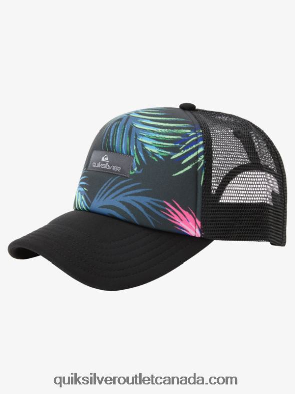 CA Quiksilver Men Magpie Coop Trucker Hat black TX4R2562