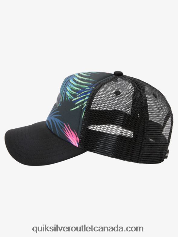 CA Quiksilver Men Magpie Coop Trucker Hat black TX4R2562