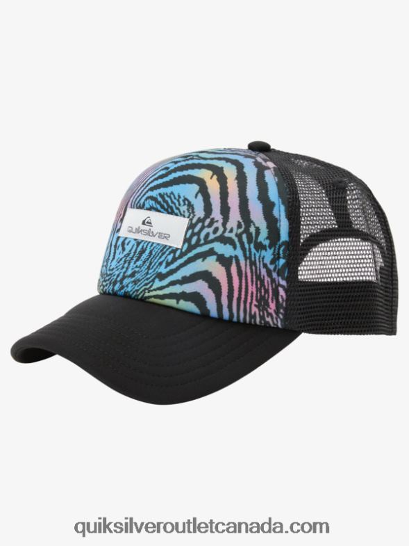 CA Quiksilver Men Magpie Coop Trucker Hat tarmac TX4R2565