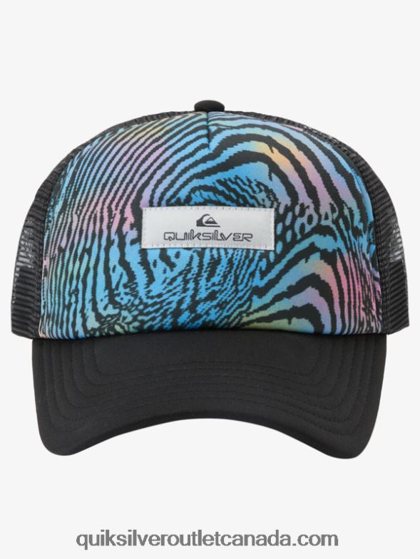 CA Quiksilver Men Magpie Coop Trucker Hat tarmac TX4R2565