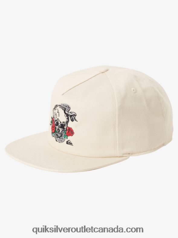 CA Quiksilver Men Mean Doggin Snapback Hat birch TX4R21696