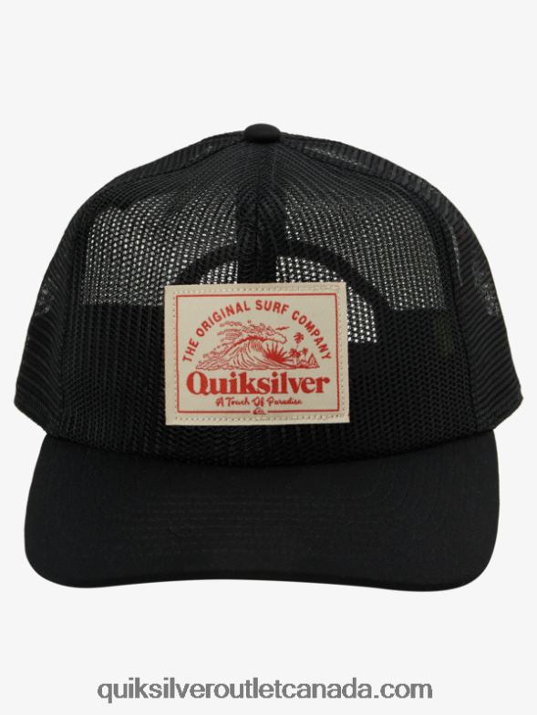 CA Quiksilver Men Meshed Up Trucker Hat black TX4R21075