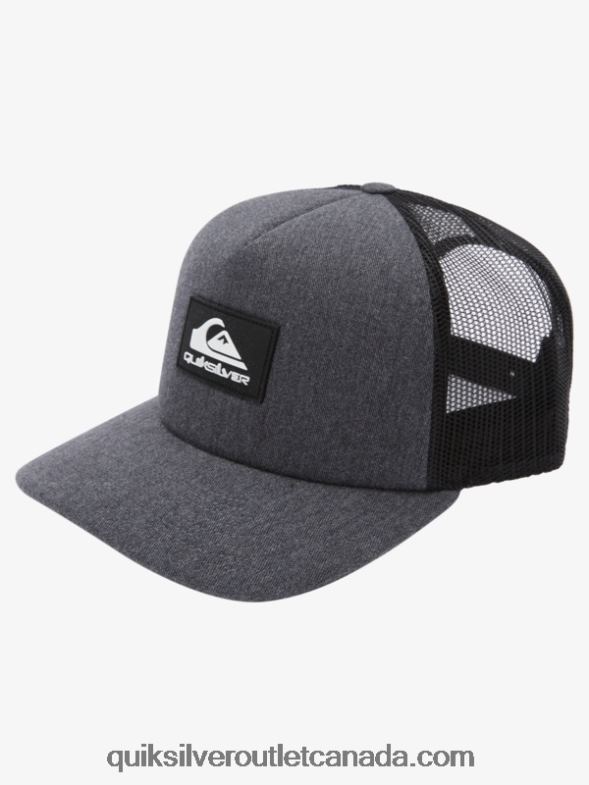 CA Quiksilver Men Omnipotent Snapback Hat charcoal heather TX4R2489