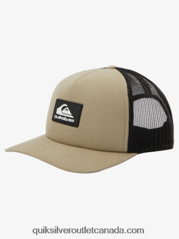 CA Quiksilver Men Omnipotent Snapback Hat olive gray TX4R2488