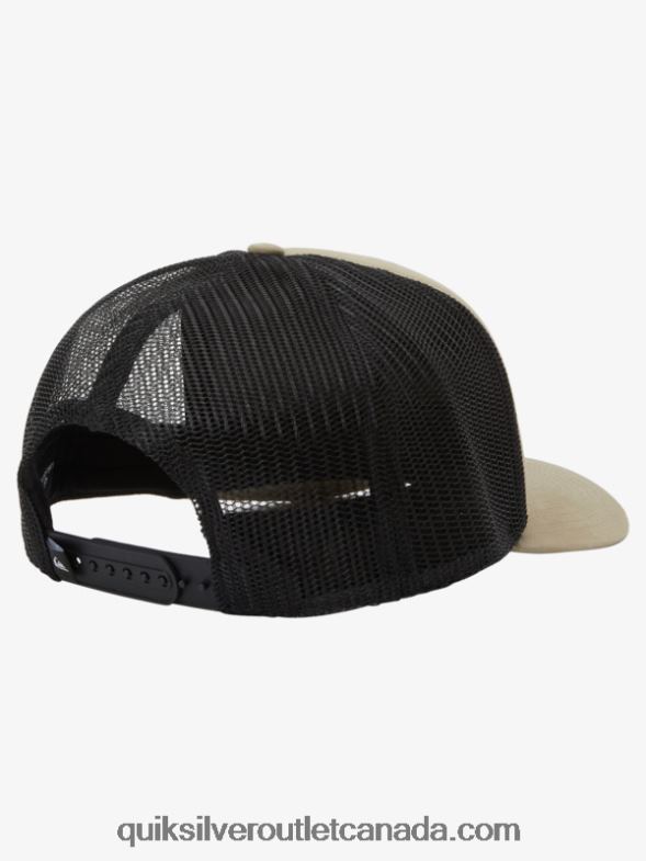 CA Quiksilver Men Omnipotent Snapback Hat olive gray TX4R2488