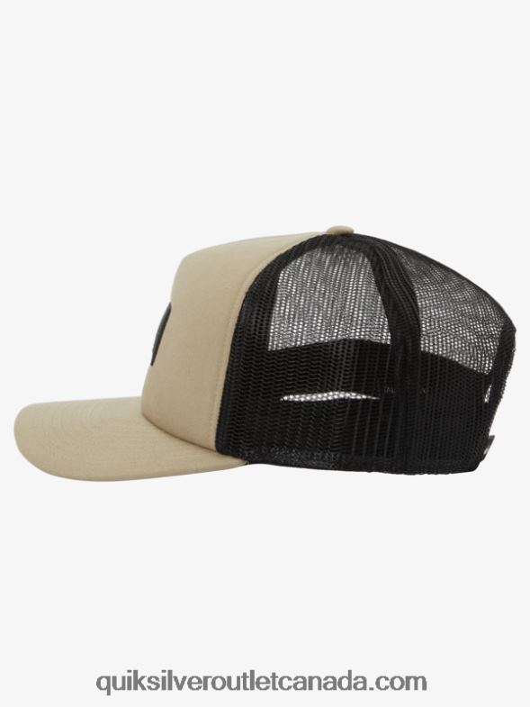 CA Quiksilver Men Omnipotent Snapback Hat olive gray TX4R2488