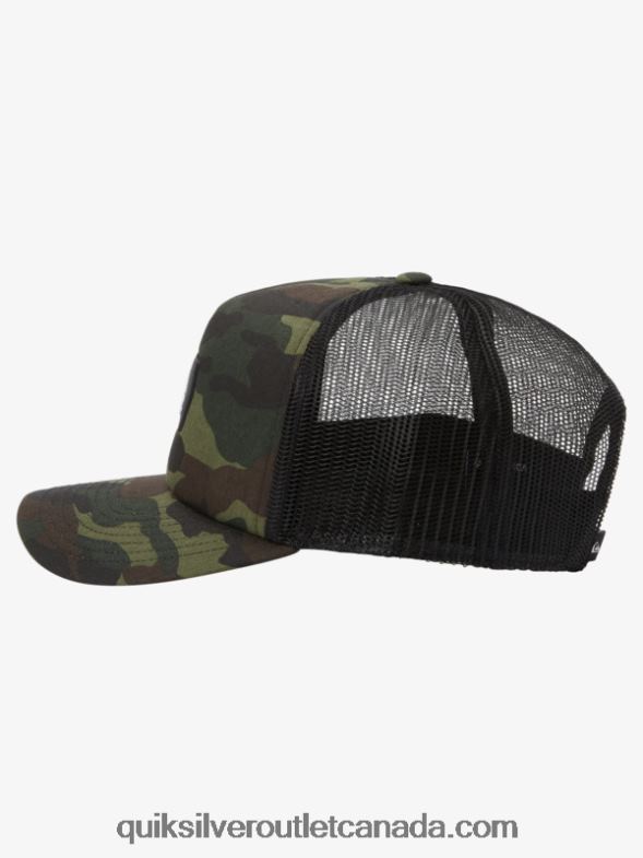 CA Quiksilver Men Omnipotent Snapback Hat woodland camo TX4R2487
