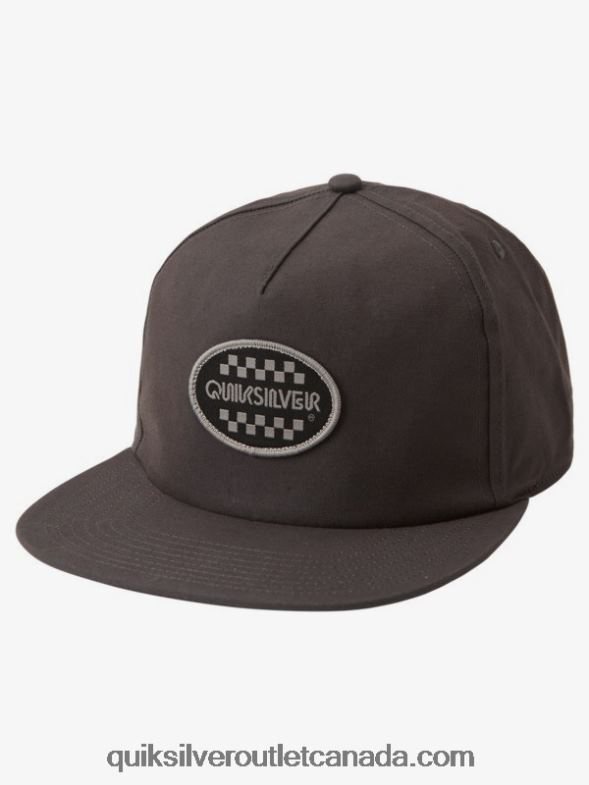 CA Quiksilver Men Patch Mate Snapback Hat tarmac TX4R21693
