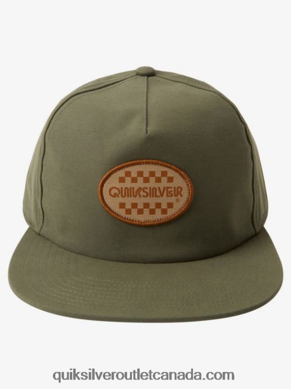 CA Quiksilver Men Patch Mate Snapback Hat thyme TX4R21694
