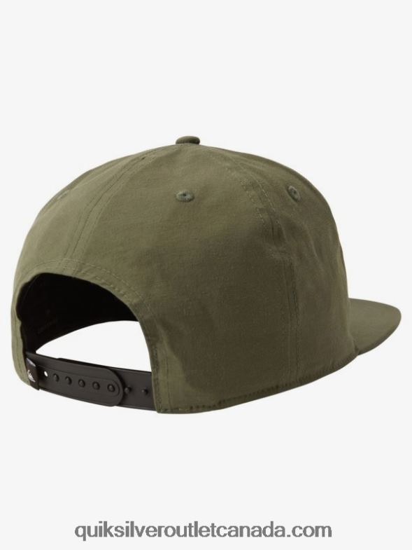 CA Quiksilver Men Patch Mate Snapback Hat thyme TX4R21694