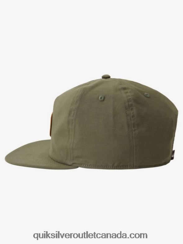 CA Quiksilver Men Patch Mate Snapback Hat thyme TX4R21694
