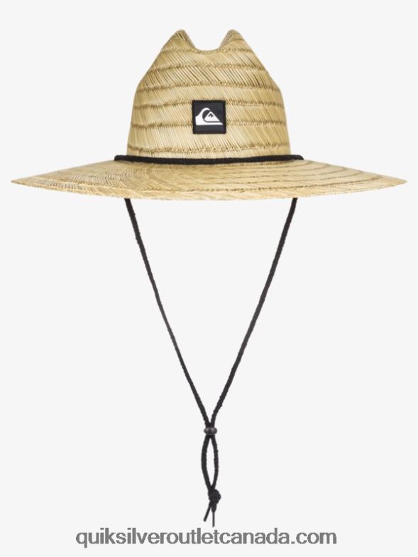 CA Quiksilver Men Pierside Straw Lifeguard Hat natural TX4R2803