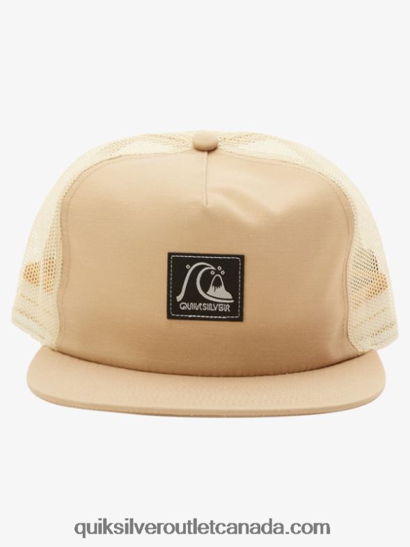 CA Quiksilver Men Plaid Out Snapback Hat olive gray TX4R2756