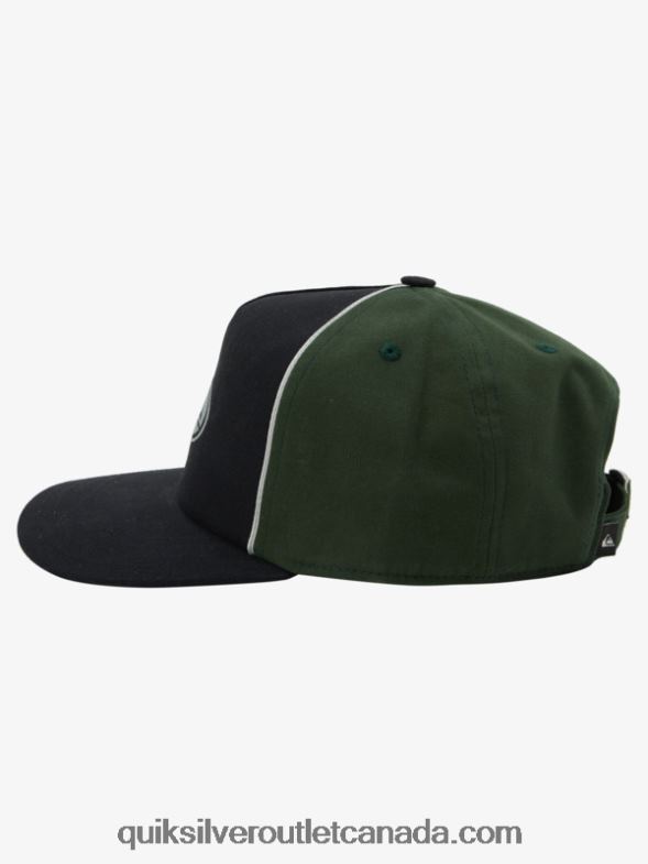 CA Quiksilver Men Screener Snapback Hat foliage TX4R21201