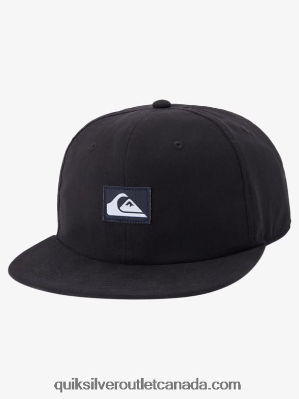 CA Quiksilver Men Silver Dollar Snapback Hat black TX4R21665