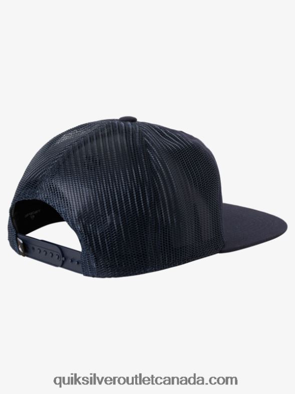 CA Quiksilver Men Single Fin Trucker Hat navy blazer TX4R21716