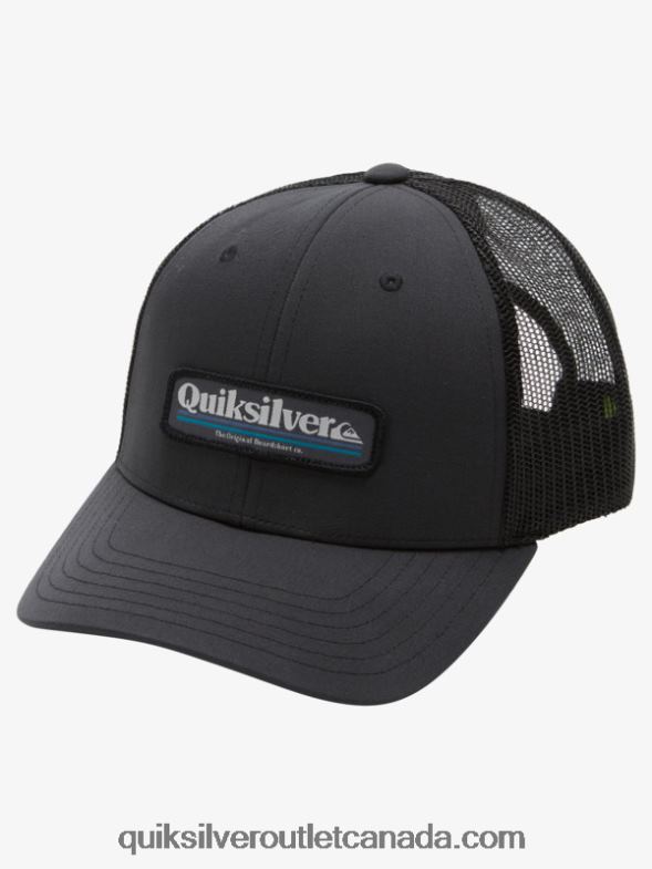 CA Quiksilver Men Stern Catch Trucker Hat black TX4R2965