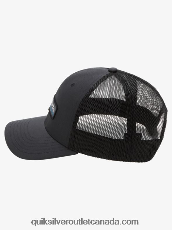 CA Quiksilver Men Stern Catch Trucker Hat black TX4R2965