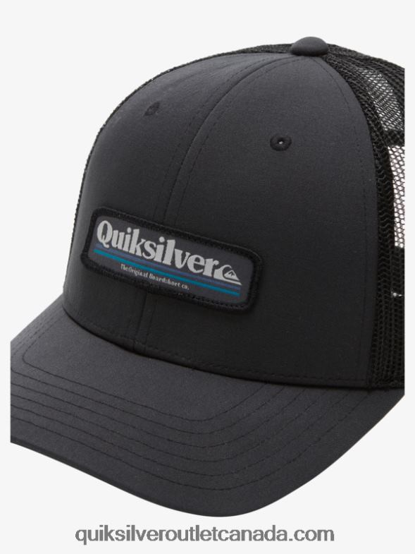 CA Quiksilver Men Stern Catch Trucker Hat black TX4R2965