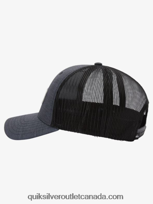 CA Quiksilver Men Stern Catch Trucker Hat black TX4R2965