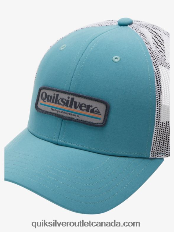 CA Quiksilver Men Stern Catch Trucker Hat brittany blue TX4R2966