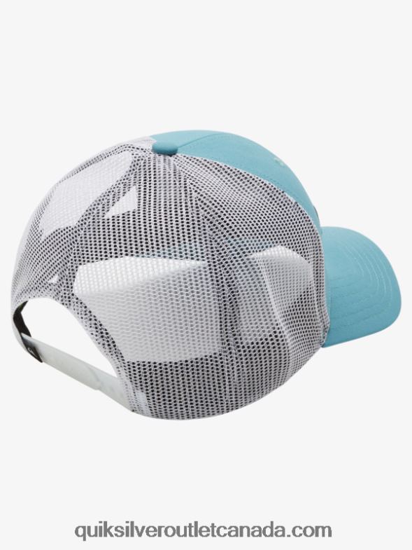 CA Quiksilver Men Stern Catch Trucker Hat brittany blue TX4R2966