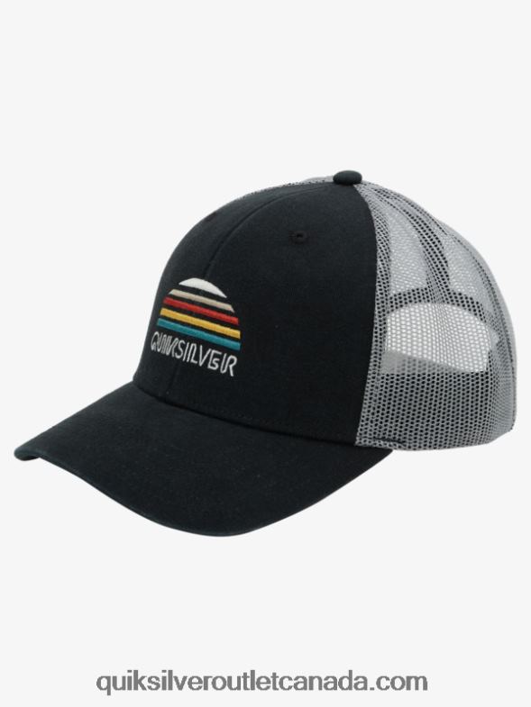 CA Quiksilver Men Stringer Trucker Hat black TX4R21194