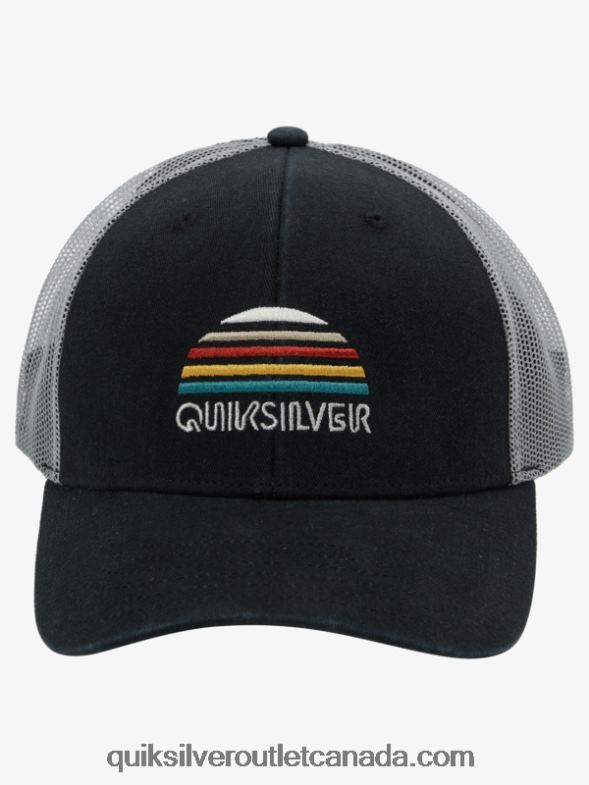 CA Quiksilver Men Stringer Trucker Hat black TX4R21194