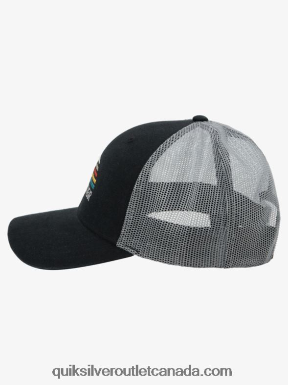 CA Quiksilver Men Stringer Trucker Hat black TX4R21194