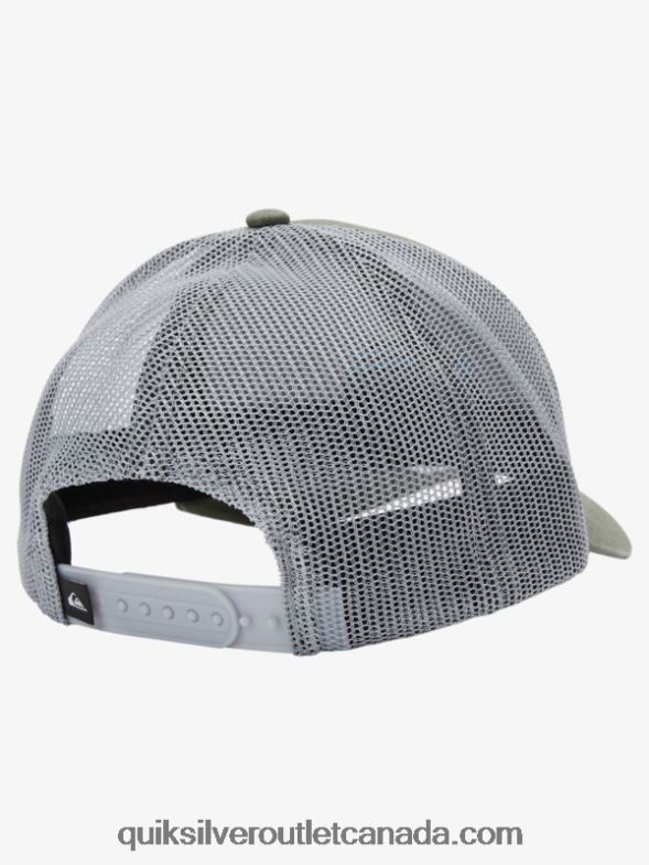 CA Quiksilver Men Stringer Trucker Hat four leaf clover TX4R21195