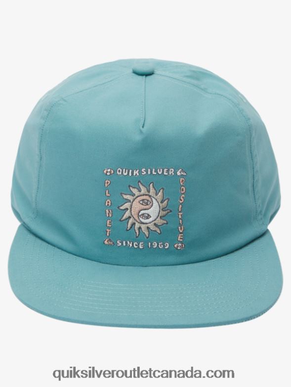 CA Quiksilver Men Surfwash Snapback Hat brittany blue TX4R2987